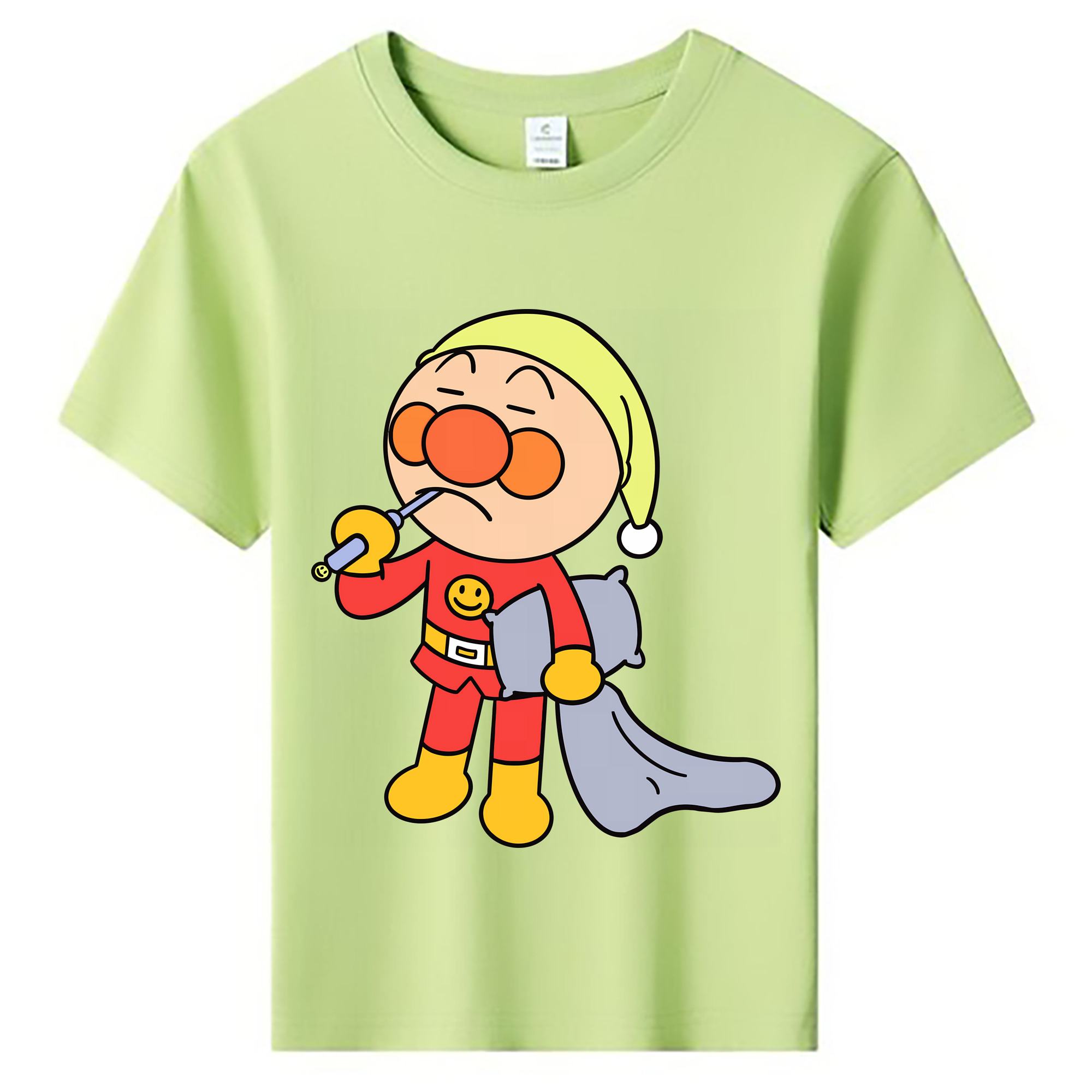 （画像用） アンパンマン Anpanman 綿100％キッズTシャツ（フロントプリント）